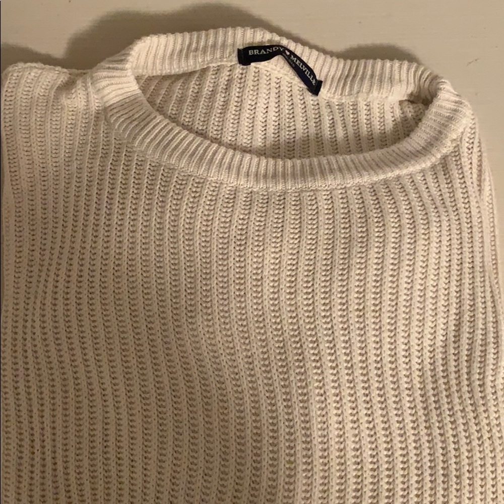 brandy melville cream sweater